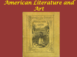 American Literature and Art - Katy Independent School District