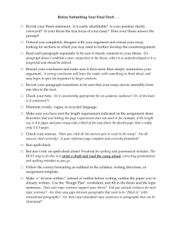 Check List