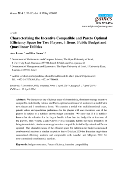 Characterizing the Incentive Compatible and Pareto Optimal