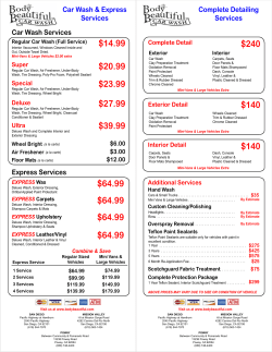 Complete Detailing Services