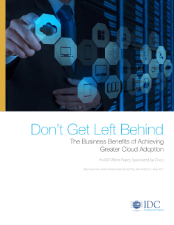 The Business Benefits of Achieving Greater Cloud Adoption