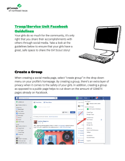 Creating a Facebook Group