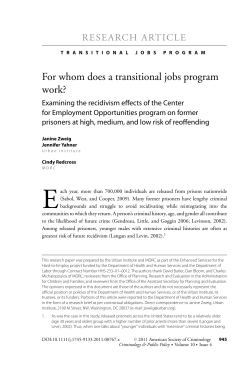 For whom does a transitional jobs program work