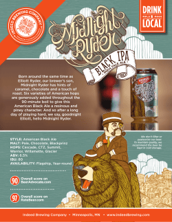 Born around the same time as Elliott Ryder, our brewer`s son