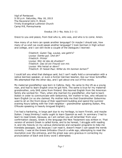 Page 1 - Trinity Evangelical Lutheran Church