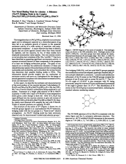 New Metal-Binding Mode for Adenine: A Bidentate (N6,N7) Bridging