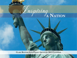 2013 - Clare Boothe Luce Policy Institute