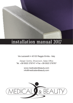Technical Manual - Medical and Beauty