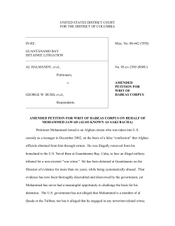 amended petition for writ of habeas corpus