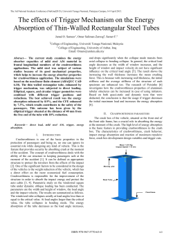 The effects of Trigger Mechanism on the Energy Absorption of Thin