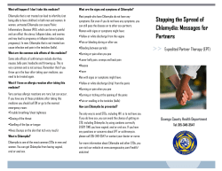 Stopping the Spread of Chlamydia: Messages for