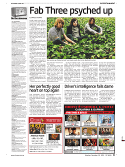 Fab Three psyched up