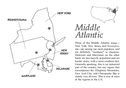 Three of the Middle Atlantic states
