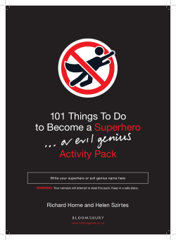 to Become a Superhero Activity Pack 101 Things To Do