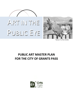 Public Art Master Plan