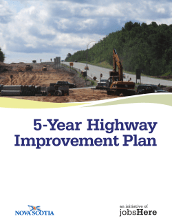 5-Year Highway Improvement Plan