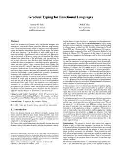 Gradual Typing for Functional Languages