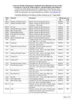 of 3 - National Council for Cement and Building Materials