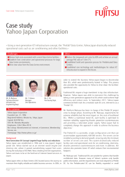 Case study Yahoo Japan Corporation
