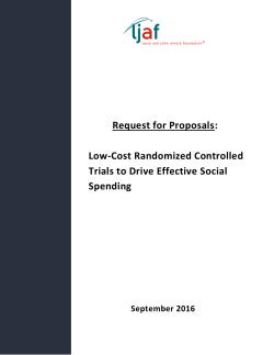 Low-Cost RCT - Laura and John Arnold Foundation