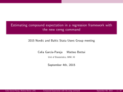 Estimating compound expectation in a regression framework
