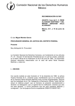 Comisi&oacute;n Nacional de los Derechos Humanos M&eacute;xico