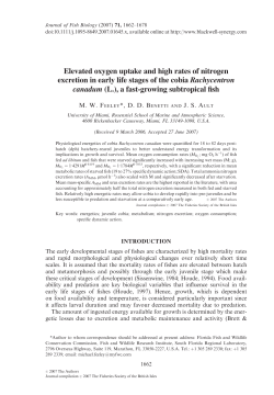 (2007). Elevated oxygen uptake and high rates of nitrogen