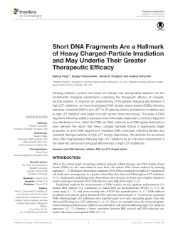 Short DNA Fragments Are a Hallmark of Heavy Charged