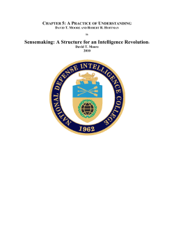 Intel Analysis as Sensemaking-2011