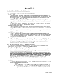 Appendix A - US Figure Skating