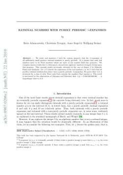 Rational numbers with purely periodic $\ beta $