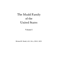 The Mudd Family of the United States