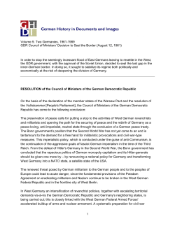 print version - German History in Documents and Images