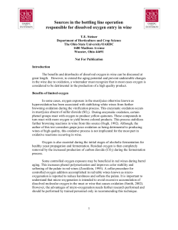 Dissolved Oxygen Entry - Ohio Grape Web