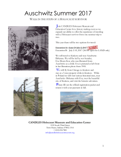Auschwitz Summer 2017 - CANDLES Holocaust Museum