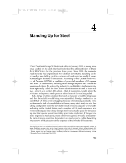 Standing Up for Steel - Peterson Institute for International Economics