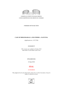 final 13/10/2014 - HUDOC