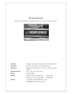 NO DEAD-END JOB - Erasmus Research Institute of Management