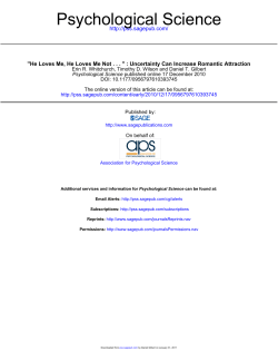 Psychological Science