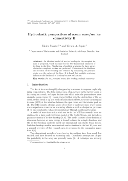 Hydroelastic perspectives of ocean wave/sea ice connectivity II