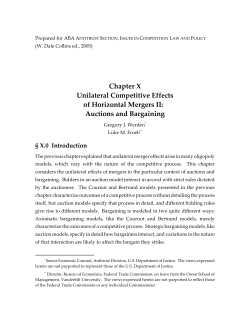 Auctions and Bargaining - owen.vanderbilt.edu