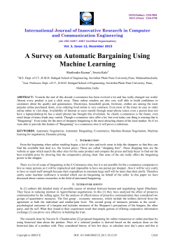 A Survey on Automatic Bargaining Using Machine Learning