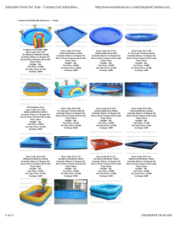 Inflatable Pools For Sale - Commercial Inflatables http