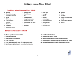 26 Ways to use Silver Shield