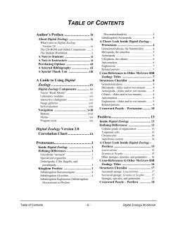 table of contents - McGraw Hill Higher Education