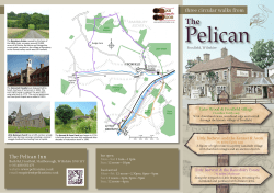 three circular walks from The Pelican Inn