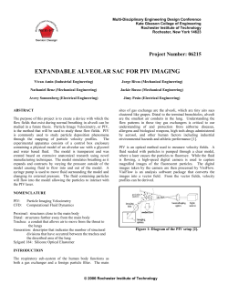 expandable alveolar sac for piv imaging - Edge