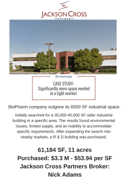Case Study:Significantly more space needed