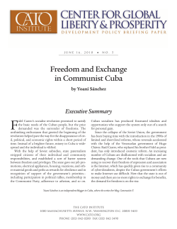 Freedom and Exchange in Communist Cuba