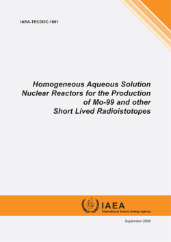 Homogeneous Aqueous Solution Nuclear Reactors for the